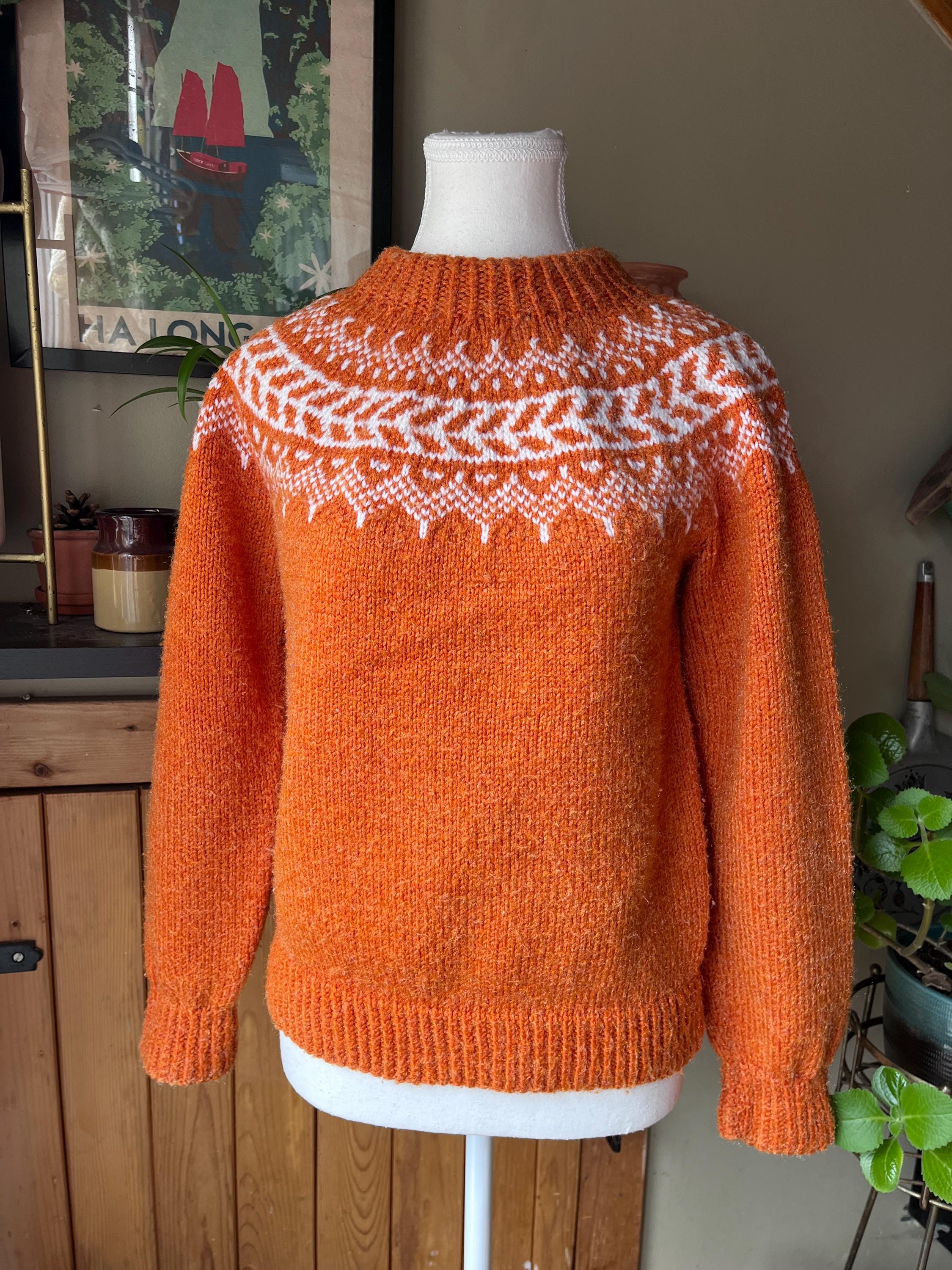 60s Nordic Sweater - Etsy Canada