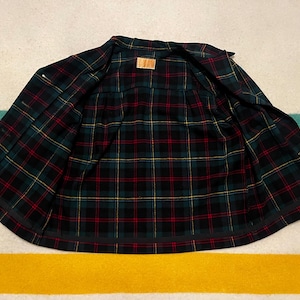 Kurtka wełniana Pendleton w kratę z początku lat 50. w stylu vintage | Styl rockabilly z połowy XX wieku i lat 49. zdjęcie 4