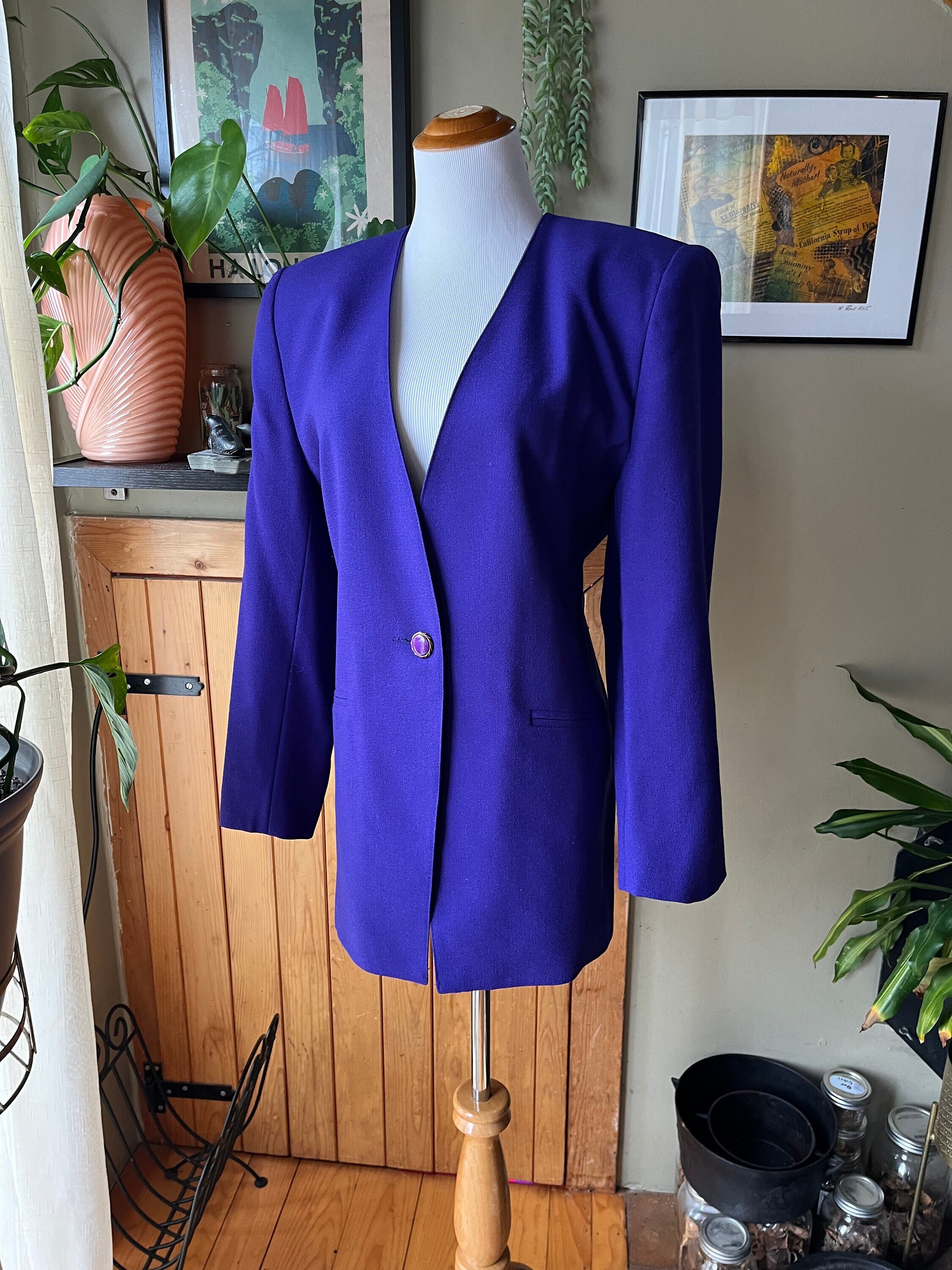 Navy velvet store jacket womens