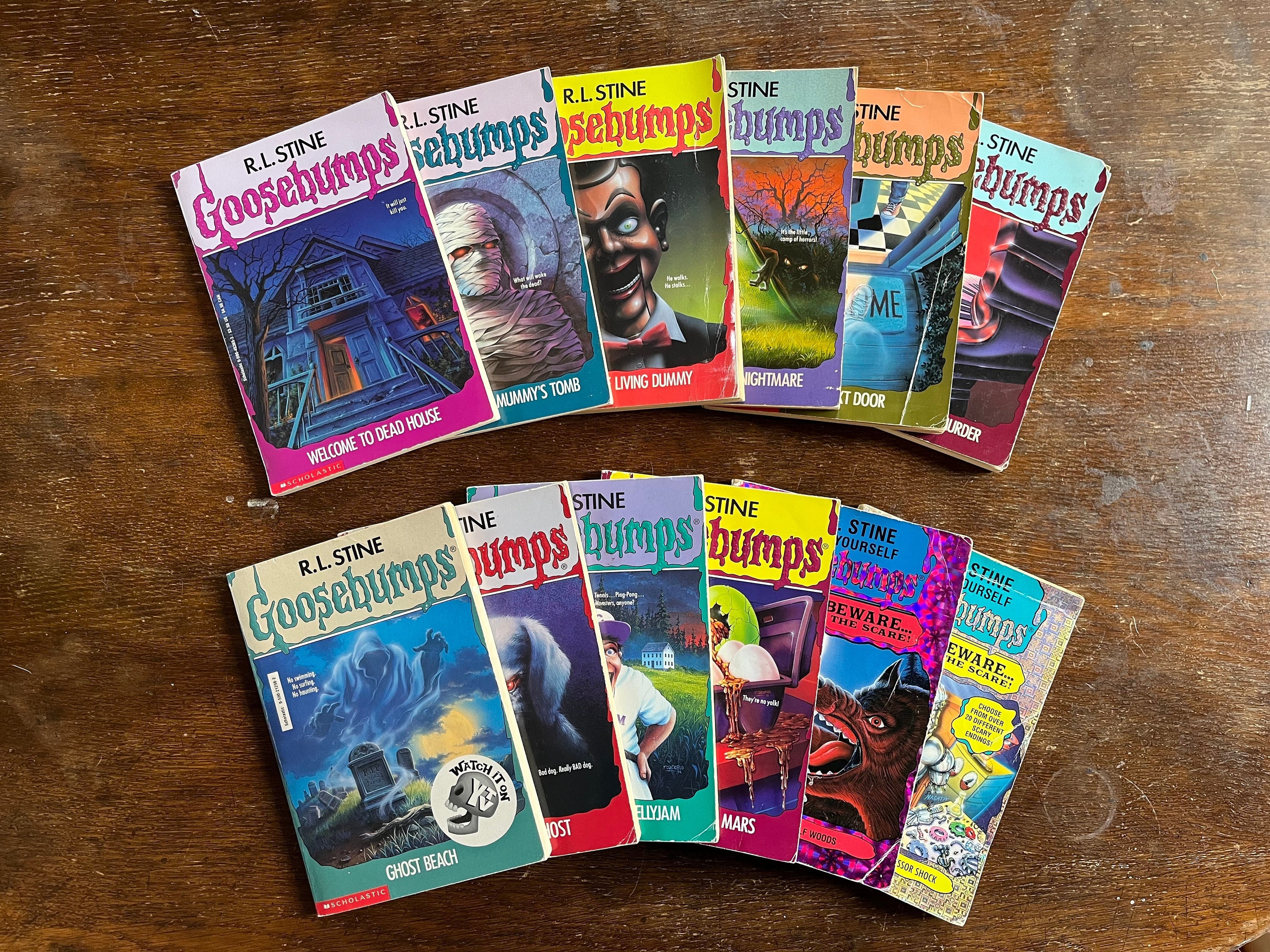 10冊 BUMPS books Goosebumps Series 10 Books Collection Set (Classic Covers