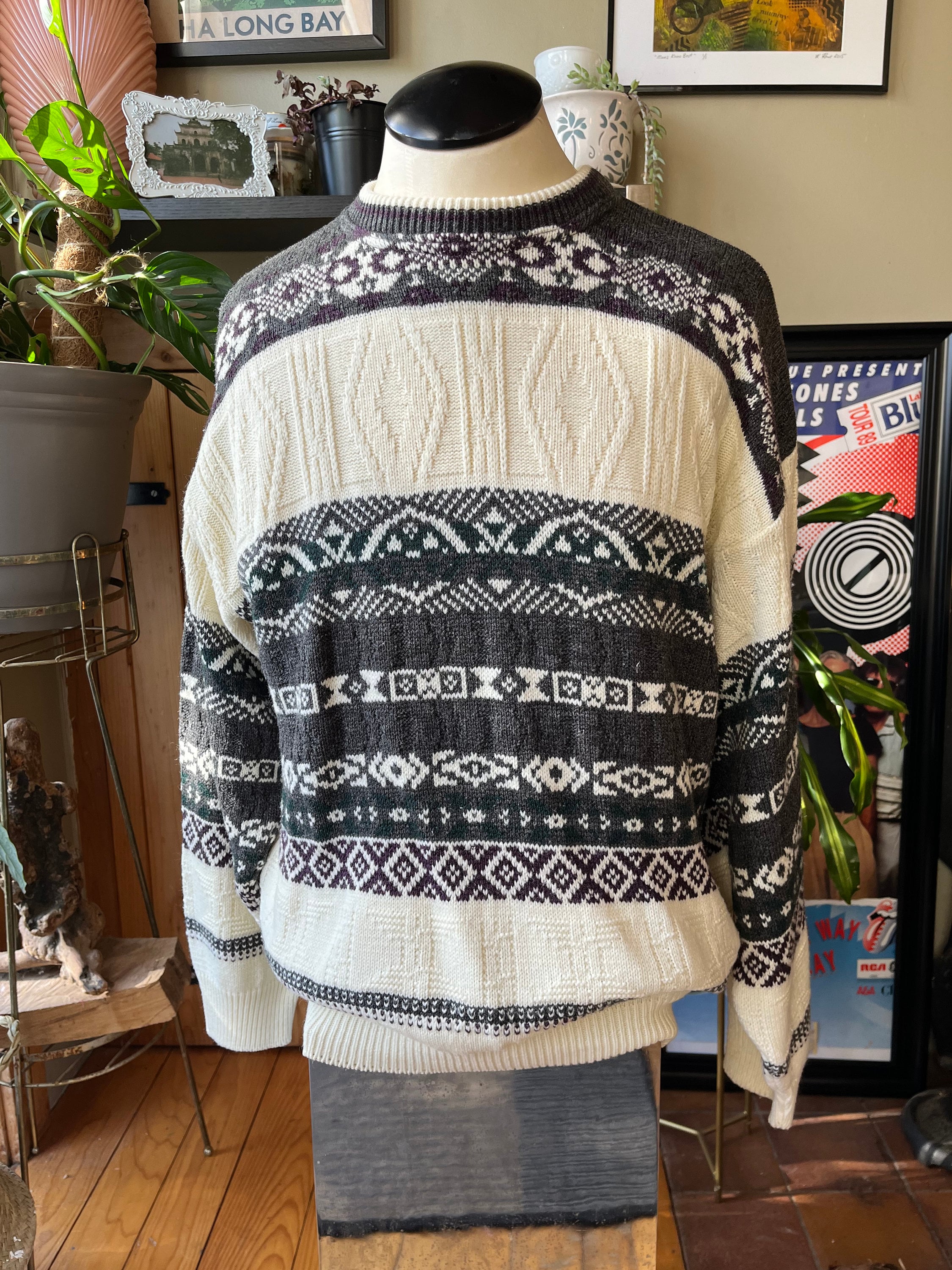 archive】90s oldUNIQLO Glay Drivers knit archive】90s oldUNIQLO Glay Drivers knit