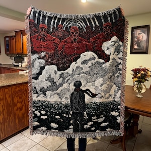 Attack on Titan Blanket - Etsy