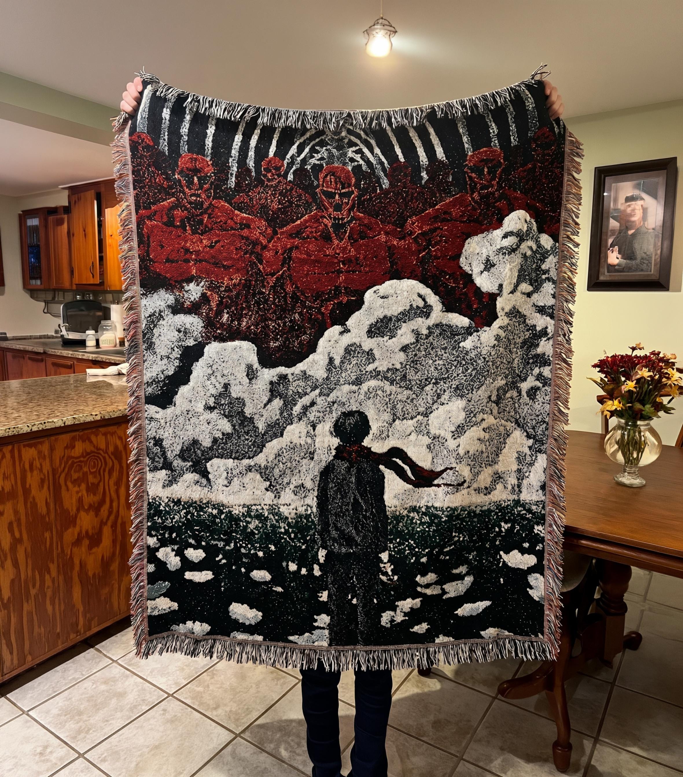 進撃の巨人 エレン ブランケット 非売品 attack on titan Attack on Titan Blanket - Etsy