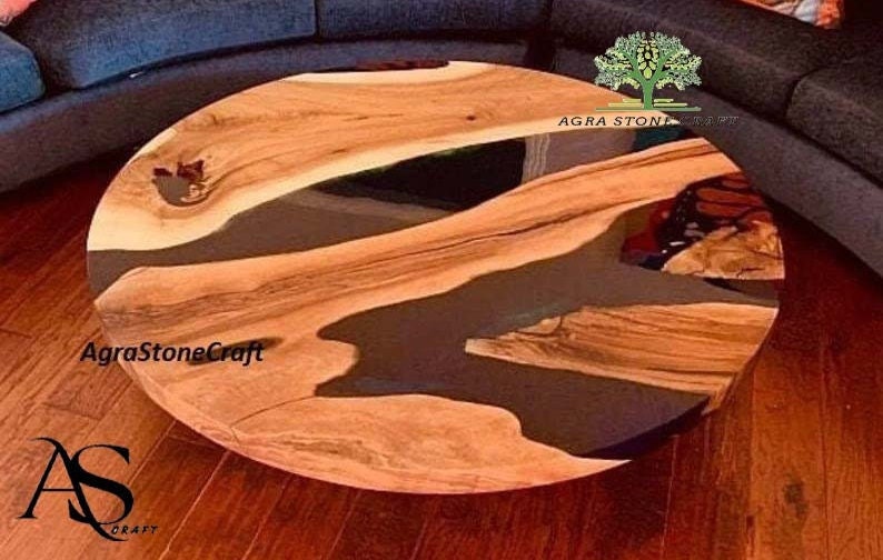 Epoxy Resin Table Epoxy Round Table Top Etsy