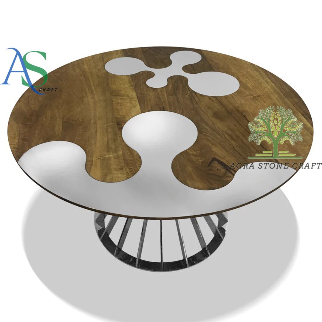 White Epoxy Table Top Epoxy Round Table Top Epoxy Coffee Etsy