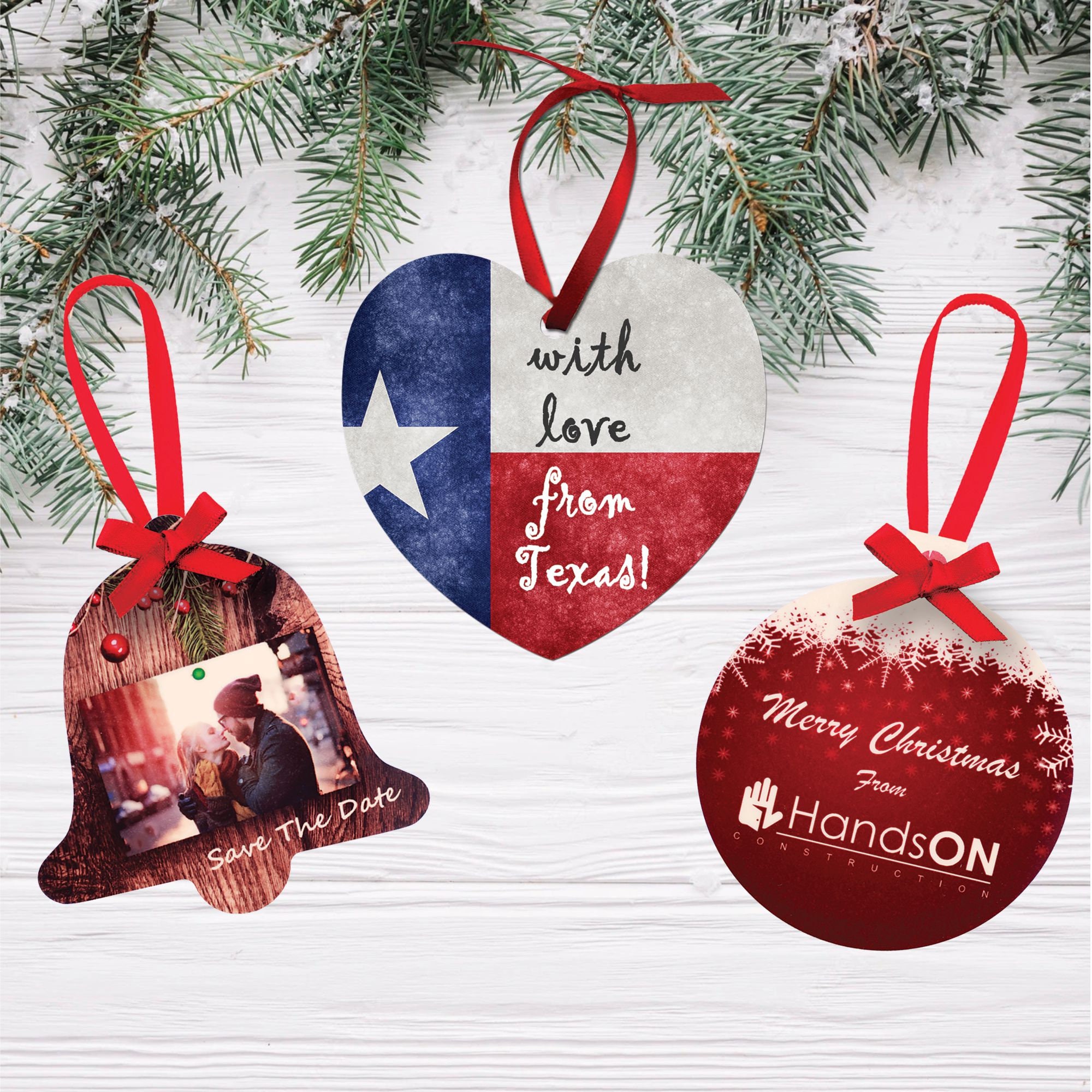 Personalized Photo Ornament, Christmas Ornament, Full Color Ornament ...