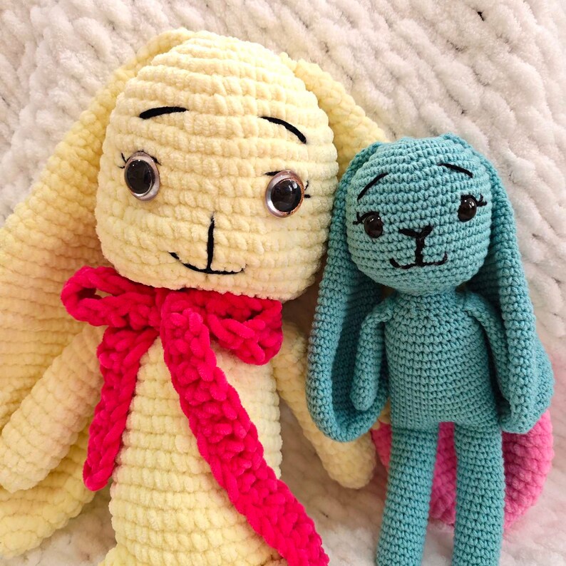 Amigurumi Bunny Crochet Pattern With Written Instructions and Video ...