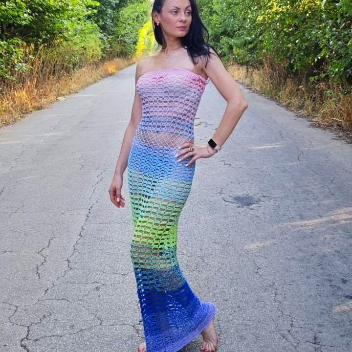 draped dress Averie