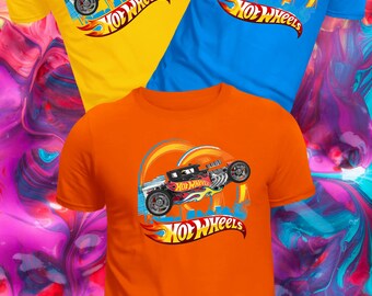 kids unisex hot wheels t=shirts