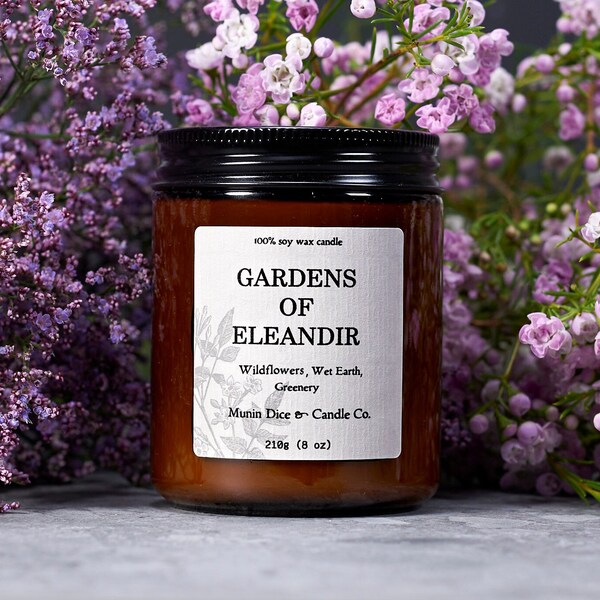 Floral Fantasy Candle Etsy