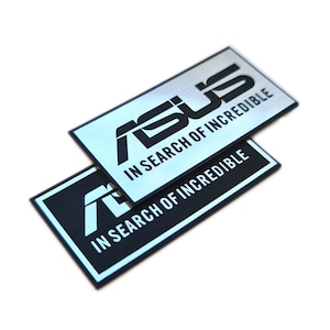 ASUS - Sticker Case Badge Decal Aufkleber Decal - Two Emblems