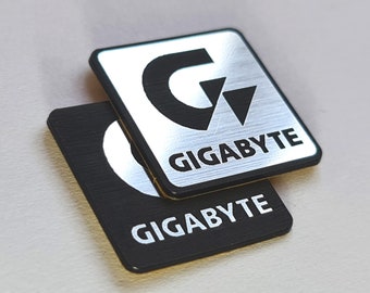 Gigabyte - Sticker Case Badge Emblem Aufkleber Decal - DOS Emblemas