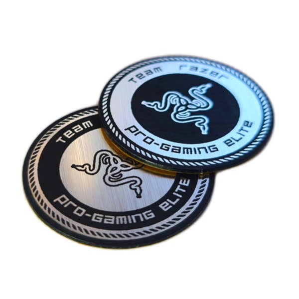 Razer - Sticker Hülle Abzeichen Aufkleber Aufkleber - ZWEI Embleme