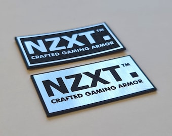 NZXT - Sticker Case Badge Decal Aufkleber - Two Emblems