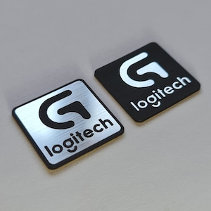 Logitech - Adesivo Custodia Distintivo Decalcomania Aufkleber Decal - Due Emblemi