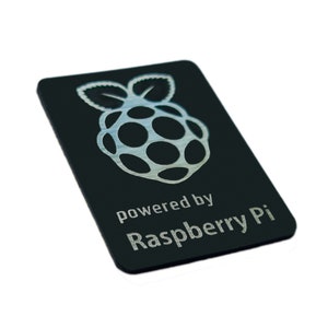 Raspberry Pi Linux Sticker Badge Emblem Aufkleber Decal - TWO Emblems ...