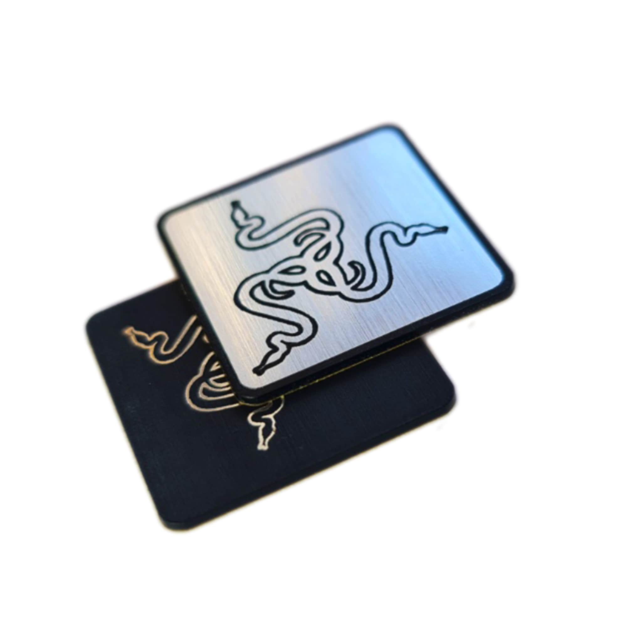 Razer Rog エンブレム シール ステッカー Razer - Sticker Case Badge Decal Aufkleber Decal - Two