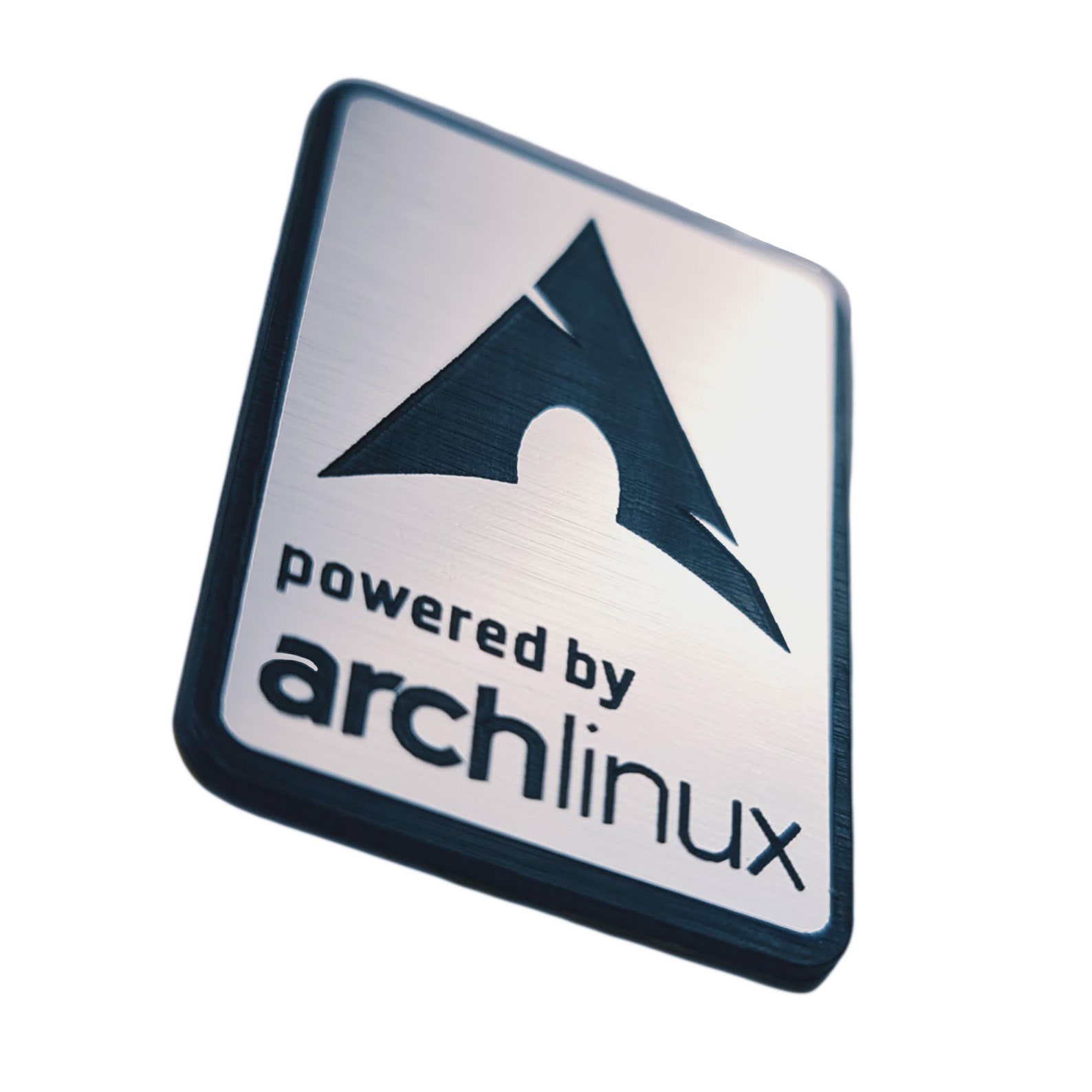 Arch Linux Sticker Badge Emblem Aufkleber Decal Two Emblems Etsy