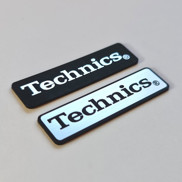 Technics - Autocollant Badge Emblem Aufkleber Decal - Deux Emblèmes