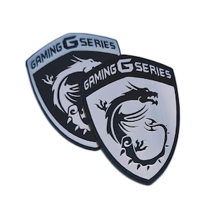 MSI - Sticker Case Badge Emblem Aufkleber Decal - TWO Emblems