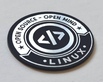 Linux Open Source Sticker Badge Emblem Aufkleber Aufkleber Aufkleber - 35 mm x 35 mm