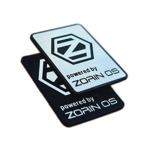 ZORIN OS Linux Sticker Badge Emblem Aufkleber Decal - TWO Emblems