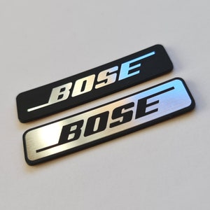 BOSE: stickerbehuizing, badge, embleem Aufkleber-sticker, twee emblemen