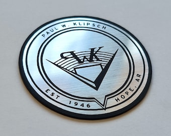 Klispch Sticker Case Badge Decal Aufkleber Decal - 48 mm x 48 mm
