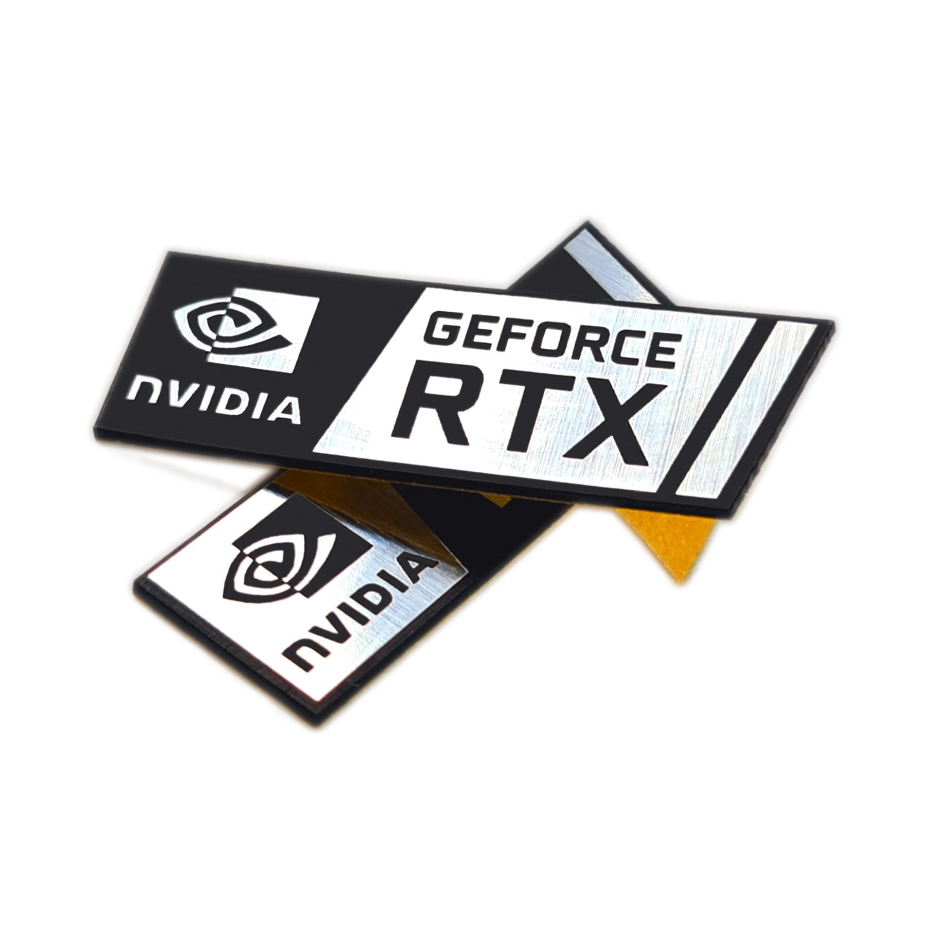 Nvidia RTX - Sticker Case Badge Decal Aufkleber Decal - Two Emblems ...
