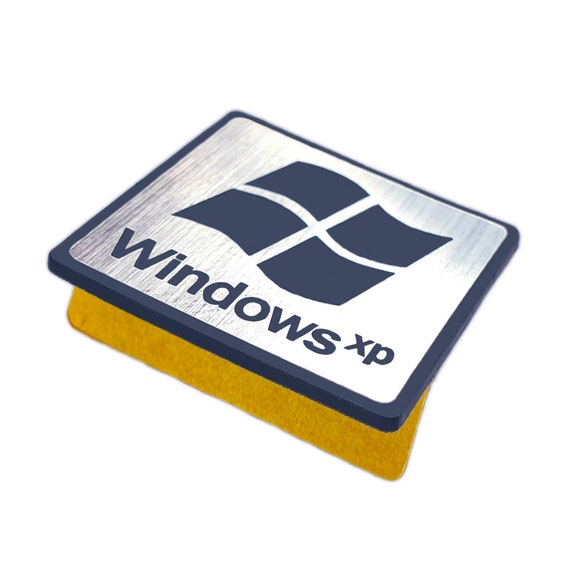 Windows XP Sticker Case Badge Emblem Aufkleber Decal Two Emblems 