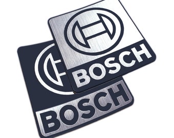 BOSCH - Pegatina Insignia Emblema Aufkleber Calcomanía - DOS Emblemas