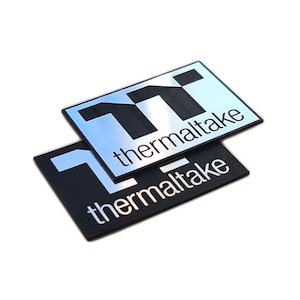 Thermaltake - Klistermärke Fodral Badge Emblem Aufkleber Dekal - TVÅ Emblem