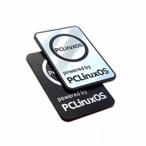 PCLinuxOS Sticker Badge Emblem Aufkleber Decal - TWO Emblems