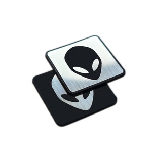 Alienware - Sticker Case Badge Emblem Aufkleber Decal - Two Emblems