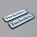 Technics - Sticker Case Badge Emblem Aufkleber Decal - Two Emblems - Etsy