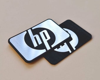 HP - Sticker Case Badge Decal Aufkleber - Two Emblems