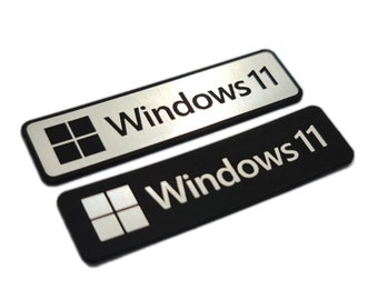 Windows 11 - Sticker Case Badge Emblem Aufkleber Decal - Dos emblemas