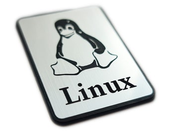 Linux Sticker Badge Emblem Aufkleber Decal - 35 mm x 25 mm