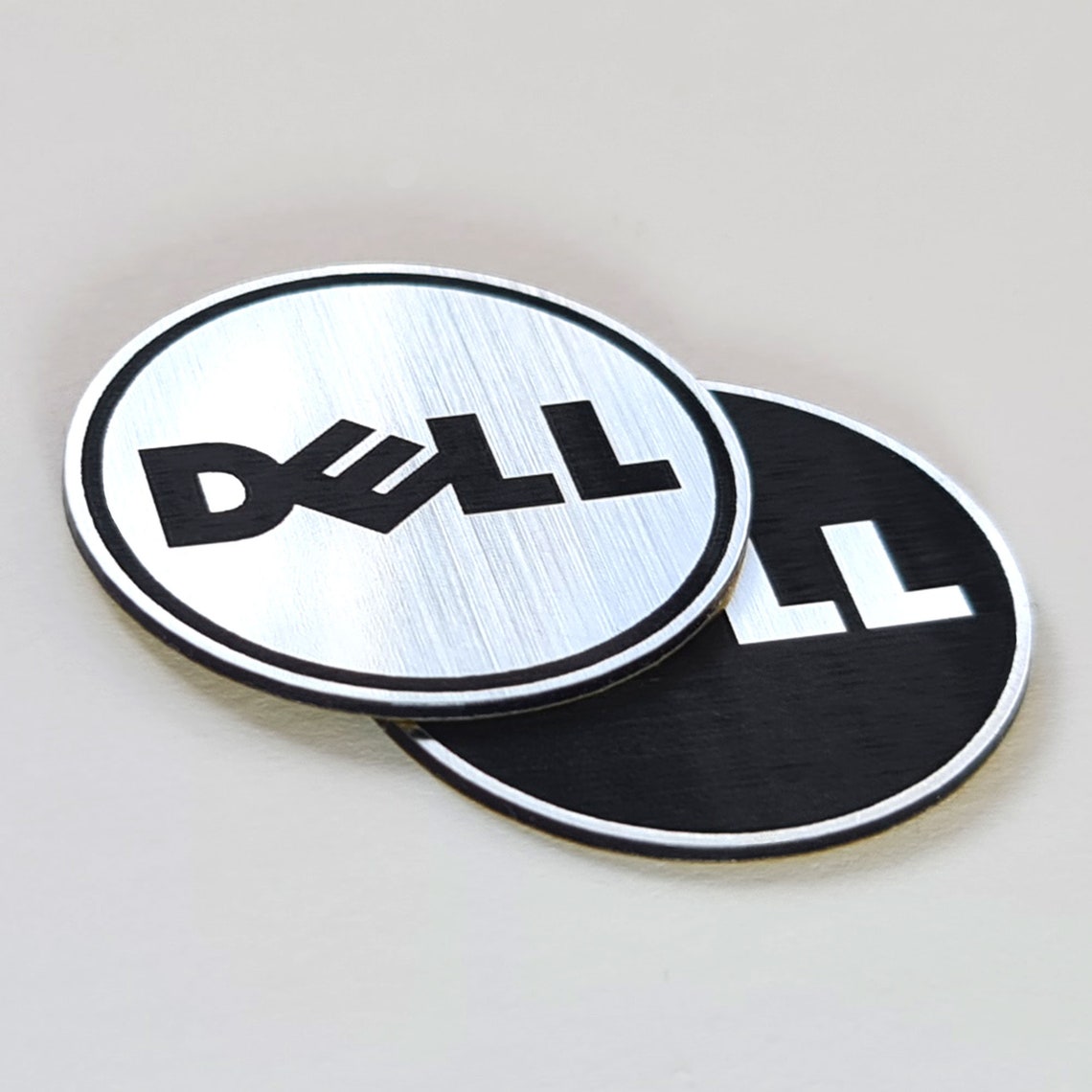 DELL Sticker Case Badge Emblem Aufkleber Decal TWO Emblems - Etsy