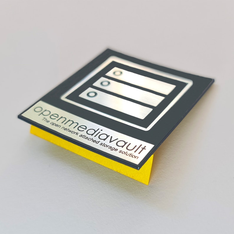 Open Media Vault - OMV - Sticker Badge Emblem Aufkleber Decal - 54 Mm X ...