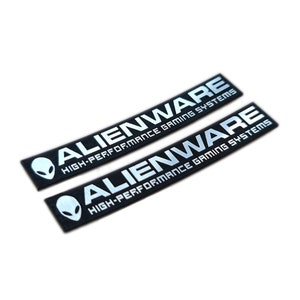 Alienware - Sticker Badge Emblem Aufkleber Decal - TWO Emblems