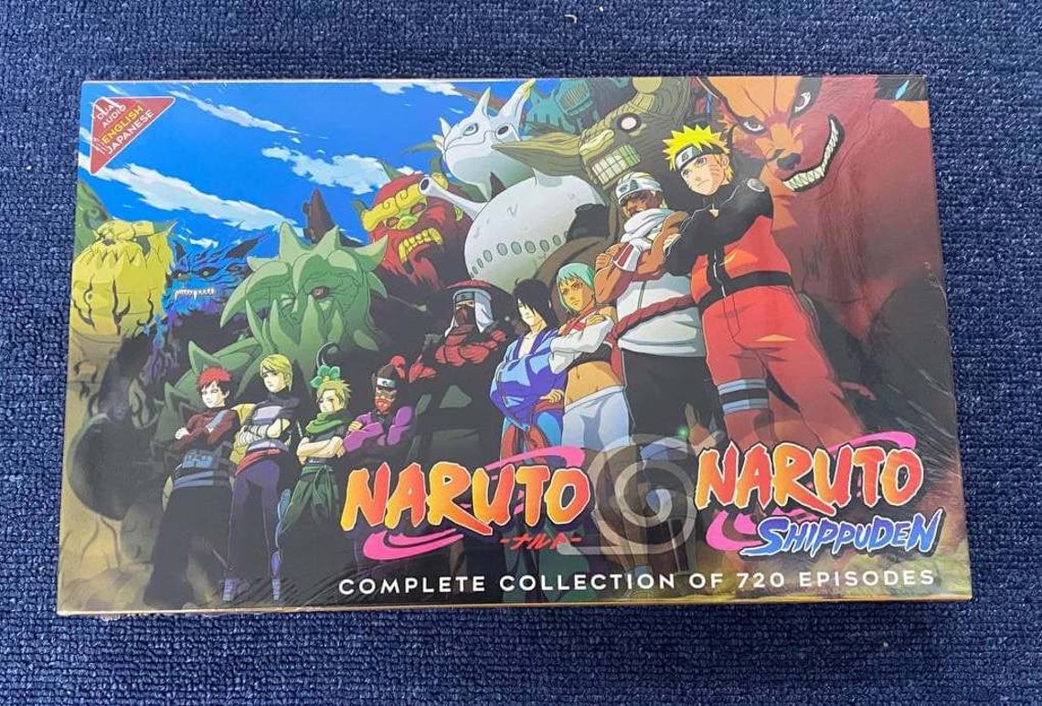 English DVD Naruto Shippuden Complete Series 1 720 End Etsy