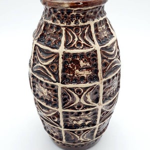 Bodo Mans Bay Vase 60-20, M7d Century West German Pottery, WGP