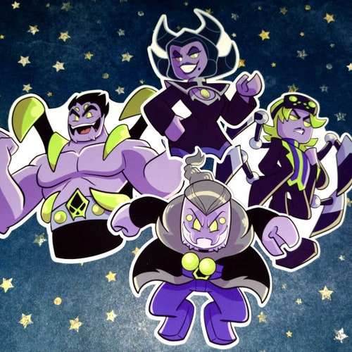 Monkie Kid Spider Demon Matte Stickers - Etsy