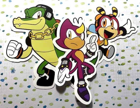 Sonic the Hedgehog Team Chaotix Stickers 