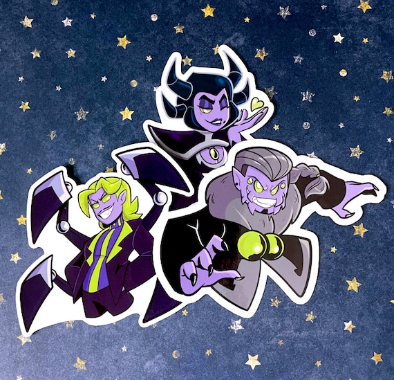 Monkie Kid Laminated Spider Demon Stickers - Etsy Canada