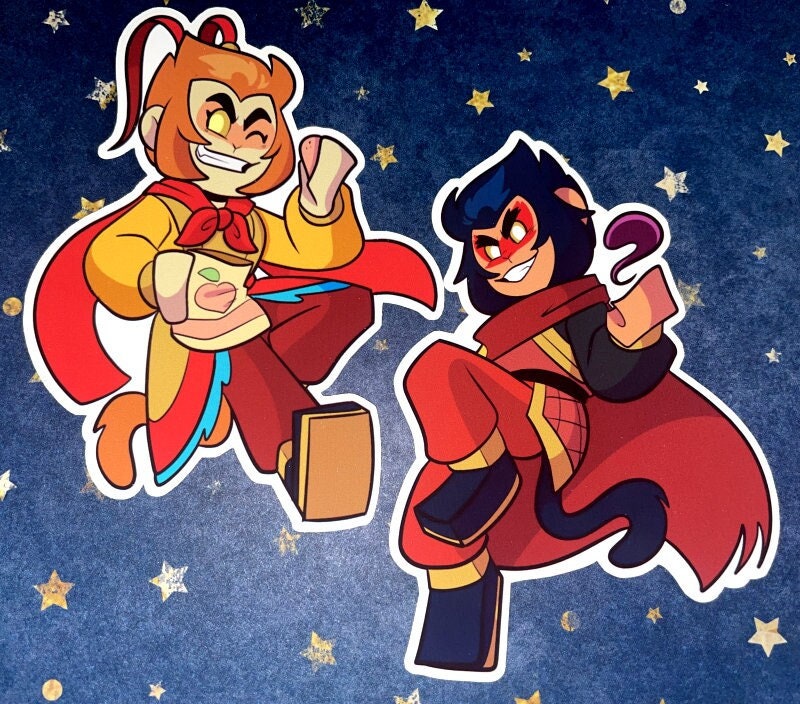 LMK| Hero and the Warrior Fanmade Inch Matted Stickers