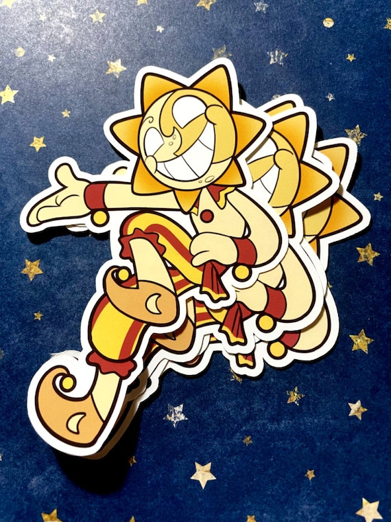 FNAF:SB Sun and Moon Animatronic Stickers -  Israel