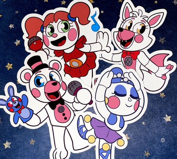 FNAF: Sister Animatronic Stickers -  Norway