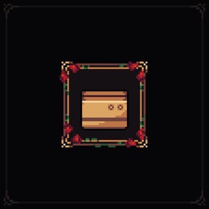 Pudełko tekturowe | Animowana emotka Pixel Art | Twitch | Discord